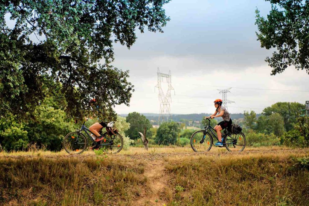 Ciclisti sull'alzaia (Fabrizio Magnani)