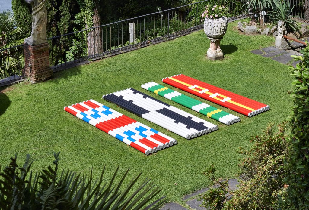 Gysin-Vanetti, Ostacoli, 2018 Legno verniciato (© Daniela & Tonatiuh)