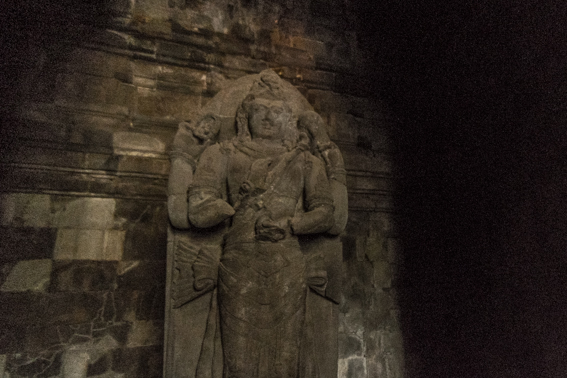 Statua di Shiva al templio di Prambanan