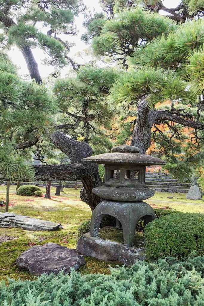 I giardini (jido) Honmaru del Castello di Nijo