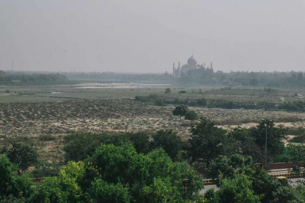 Vista sul Taj Mahal dal Khas Mahal