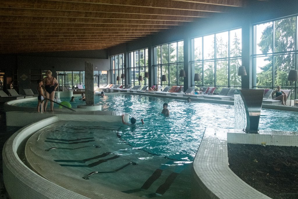 Interno del centro termale di Balvanyos