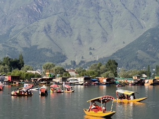 9. Farah che gestisce un negozietto sulla strada verso Gulmarg