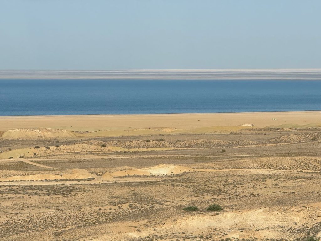 Altopiano di Ustyurt; finalmente l'Aral è in vista