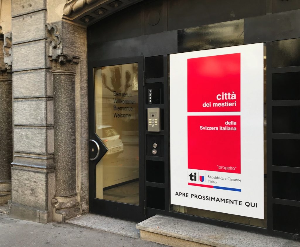 La sede della Città dei mestieri è lo stabile ex Felix in viale Stazione (www.ti.ch/decs)