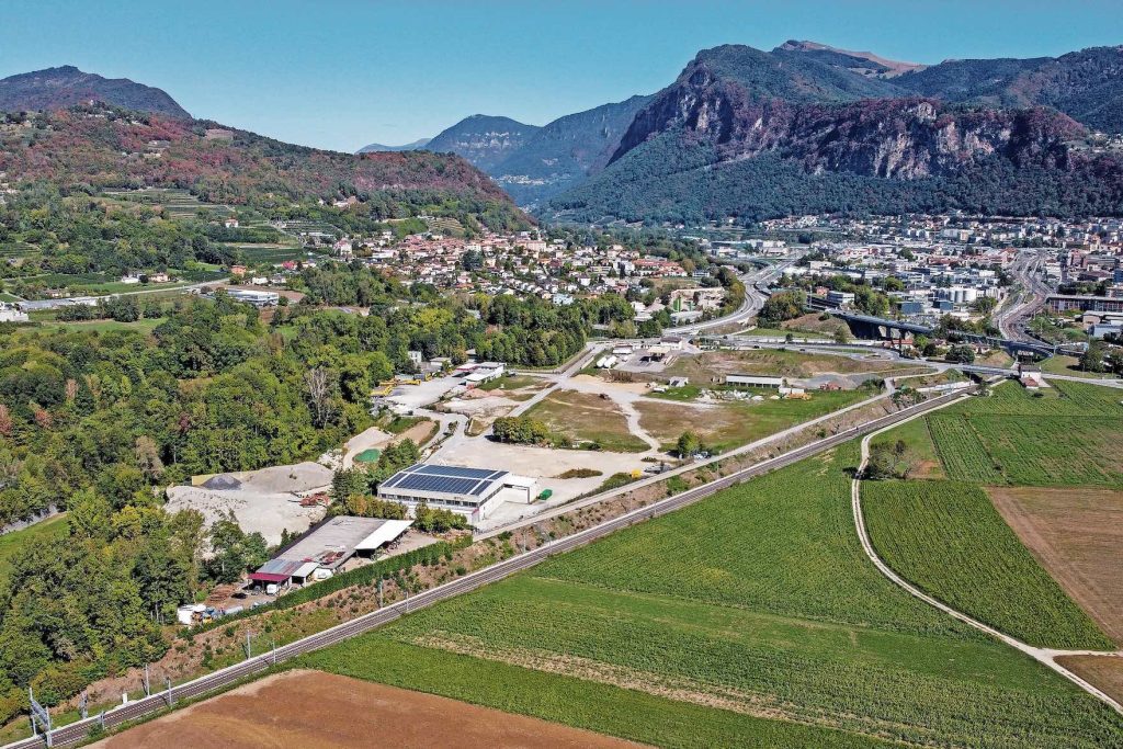 Una veduta dall’alto del Comparto di Valera (Ti-Press)