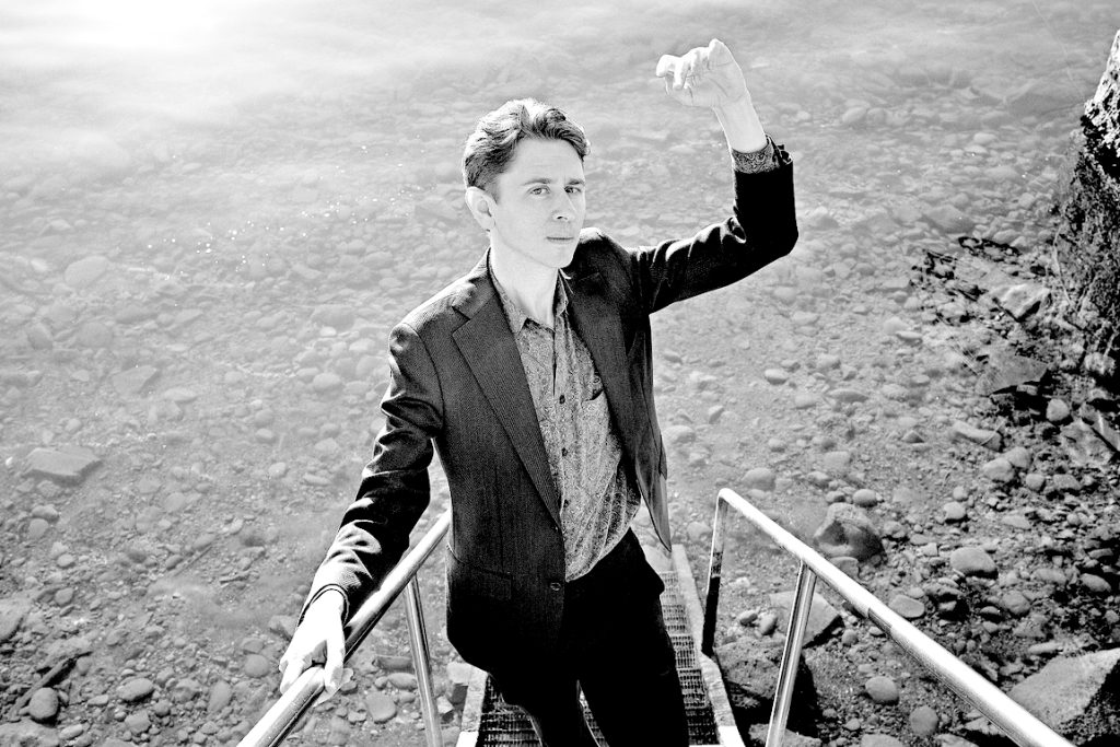 Nella foto i due amici ritratti insieme: Alexander Grass (a sinistra) e Alberto Flammer (Foto di Giovanni Medolago)