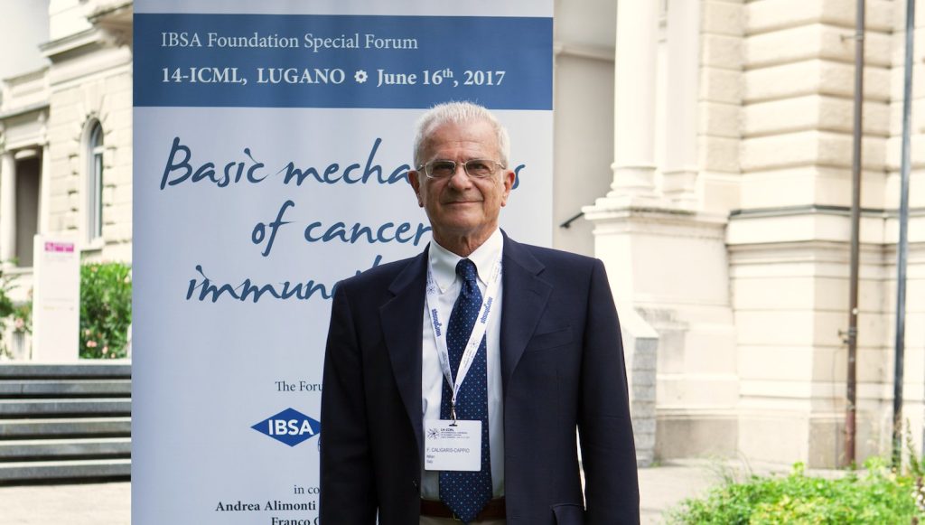 Federico Caligaris Cappio al Forum Fondazione IBSA – Lugano 16 giugno 2017 (Ibsa)