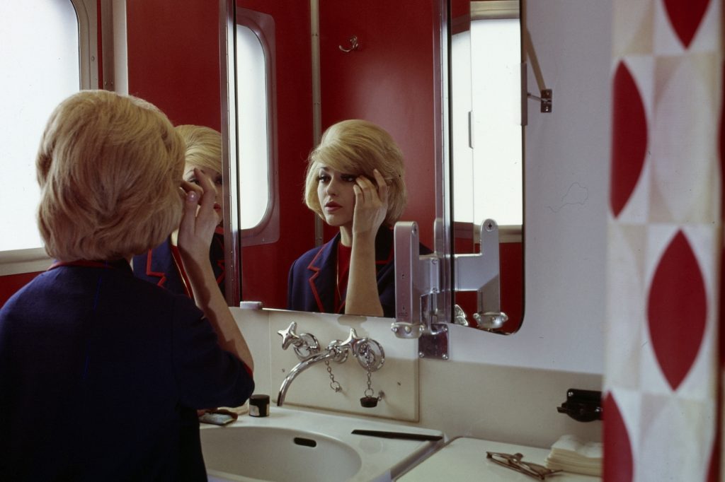 Il TEE offriva alle signore un delizioso angolo toeletta per il maquillage (©SBB Historic)