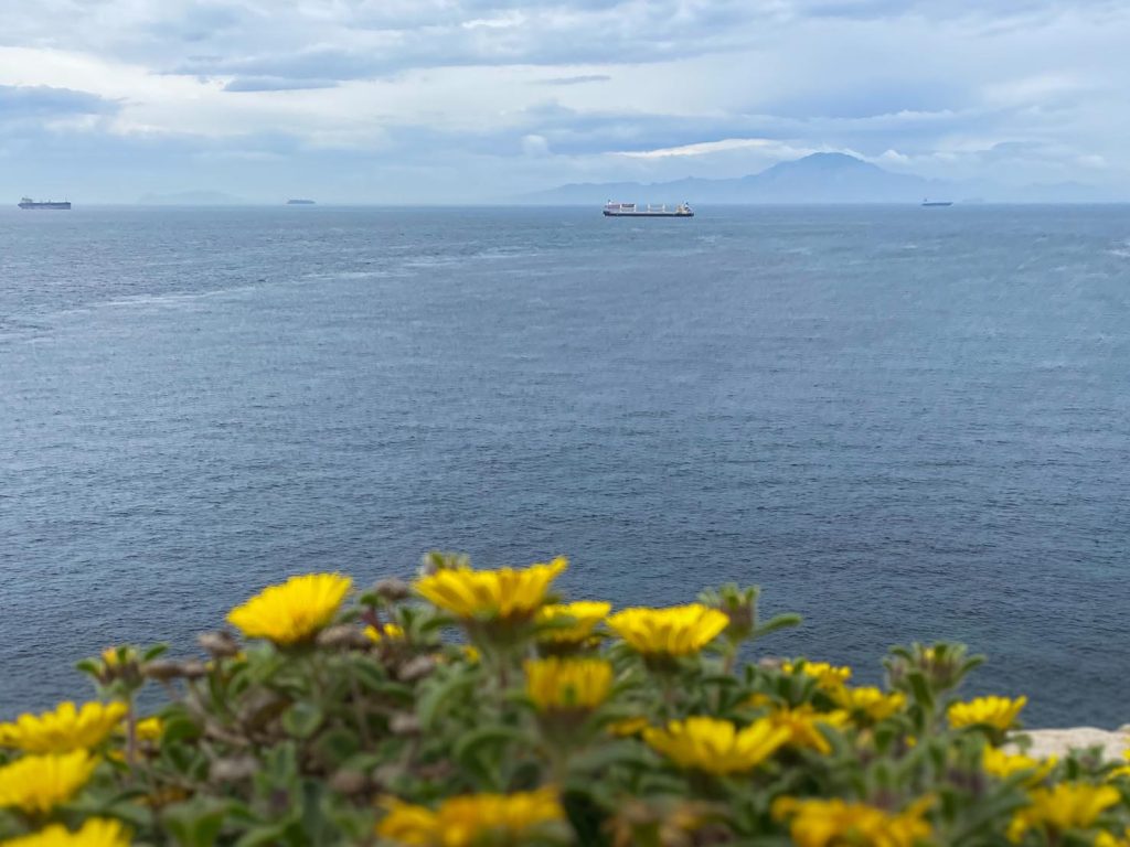 A Europa Point, in giornate senza foschia si possono vedere le coste del Marocco, a 24 km di distanza