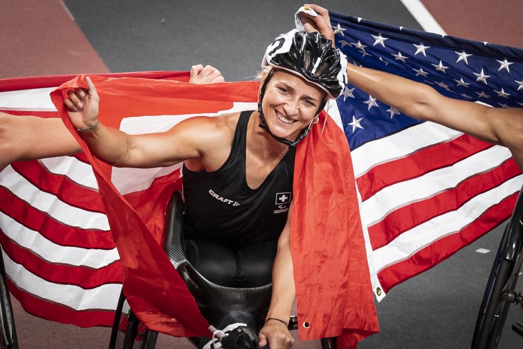 Manuela Schär, pure nella finale degli 800 m. (Swiss Paralympic)