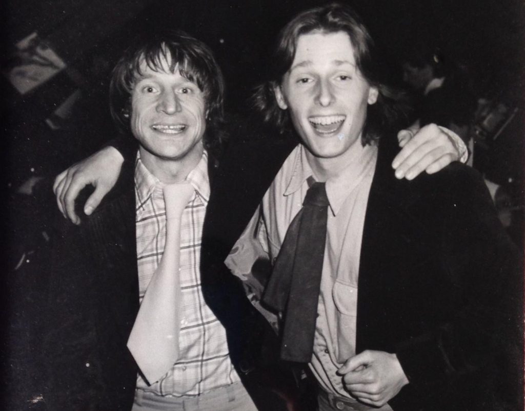 Un giovane Marco Nussbaum con Dimitri