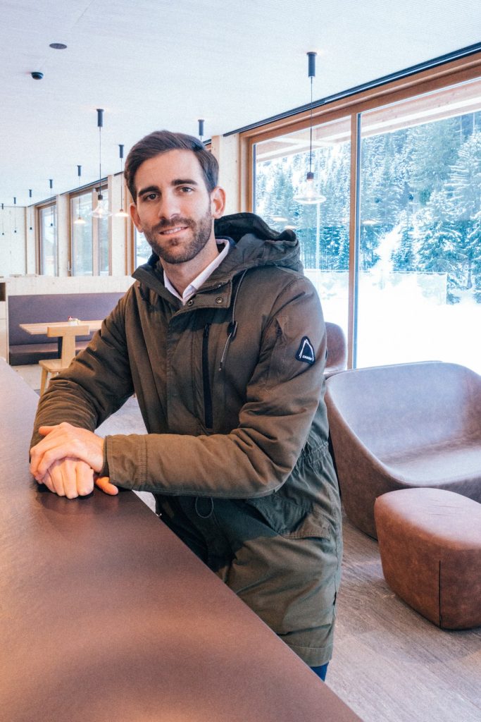 Fabio Anelli, direttore del Campra Alpine Lodge & Spa (V. Cammarata)