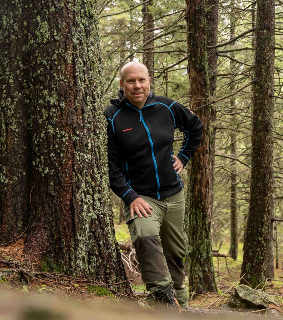 Il direttore del Parco Henrik Bang (Mario Theus/Parco Val Calanca)