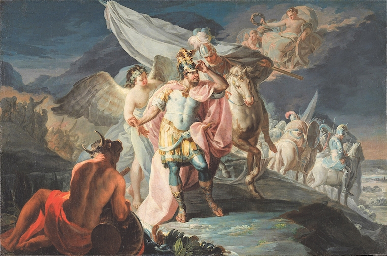 Francisco Goya, Annibale vincitore osserva l’Italia dalle Alpi per la prima volta (1771, Museo Nacional del Prado, Madrid). 