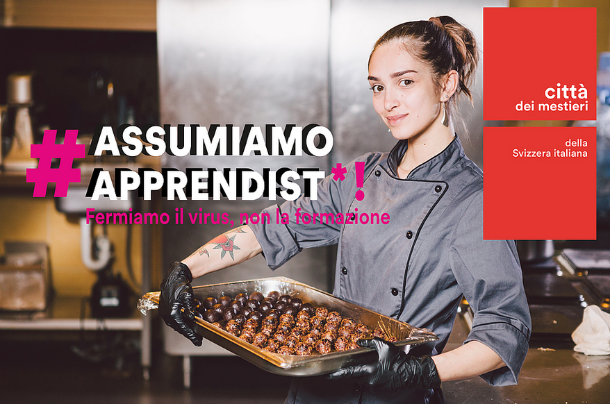 La campagna a sostegno della formazione professionale