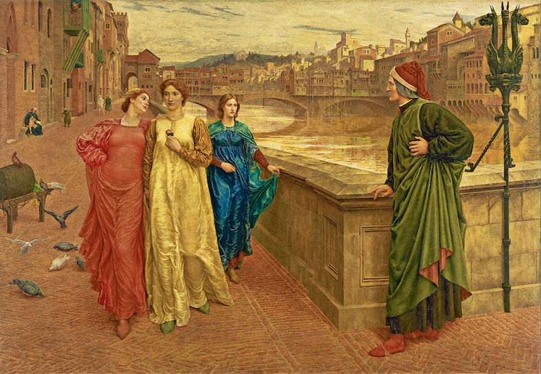 Henry Holiday, Dante e Beatrice (1882-1884), Walker Art Gallery, Liverpool. (Wikipedia)