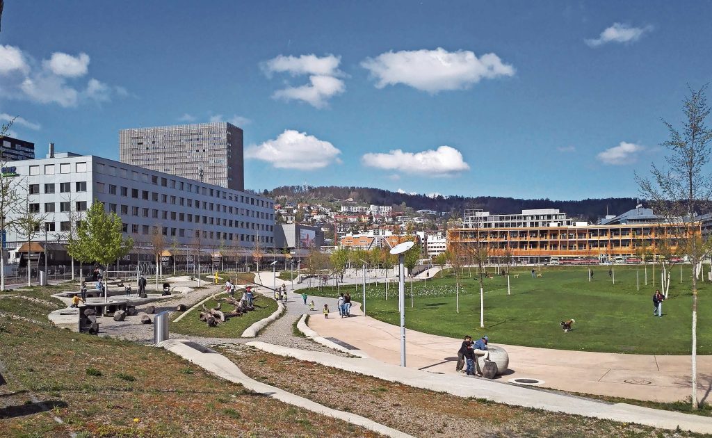 Il Pfingstweidpark di Zurigo, alla cui progettazione ha collaborato anche l’associazione LARES
