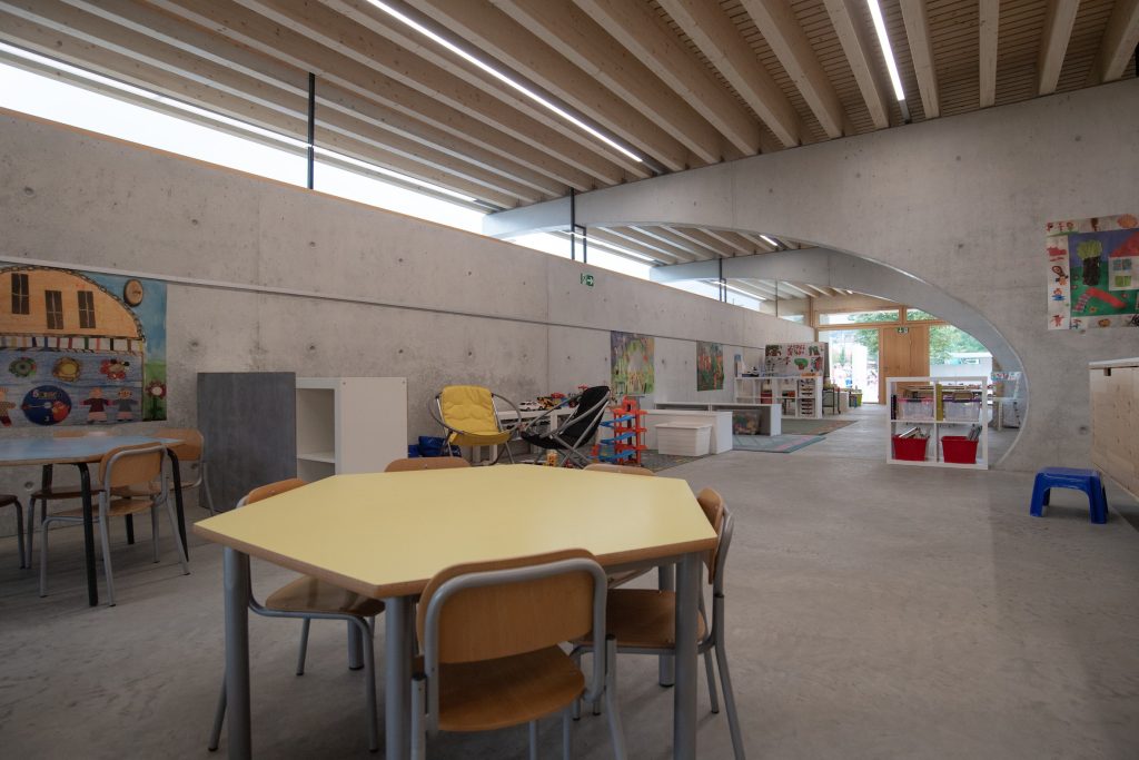 La scuola dell’infanzia San Giorgio di Morbio Inferiore è stata inaugurata nel 2018 (Ti-Press)