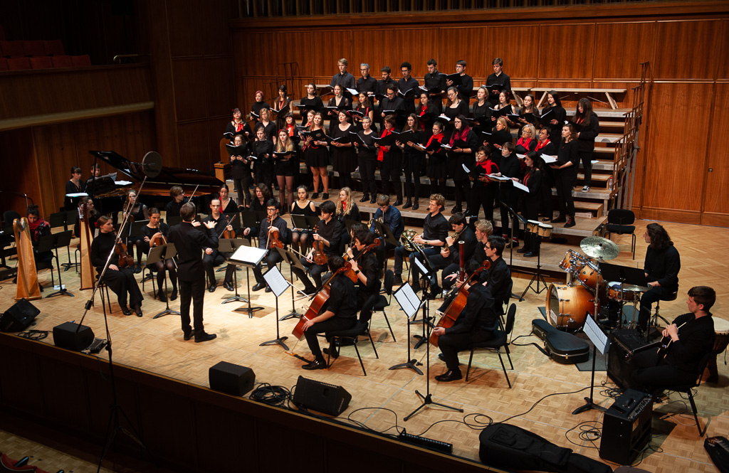 Il coro e l’orchestra dei liceali ticinesi