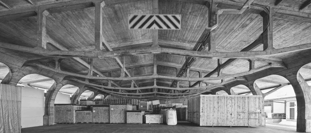 Il magazzino dello stabile del Punto Franco a Chiasso-Balerna (Marco Introini)