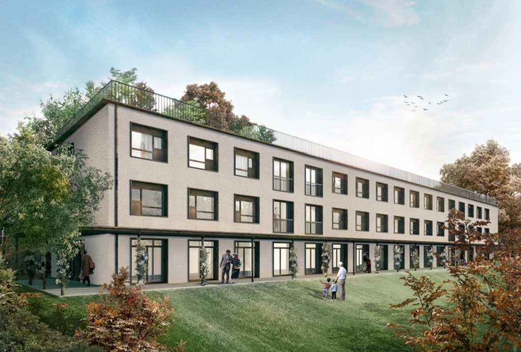 Rendering del progetto della futura casa Fonte 3