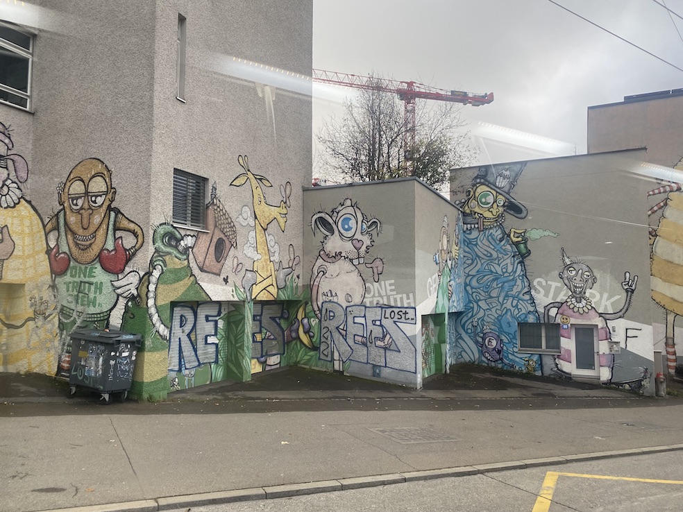 Murales nei pressi del ponte Kornhausbrücke (Simona Sala)