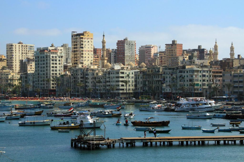 Skyline cittadino dalle mura della cittadella di Qaitbay