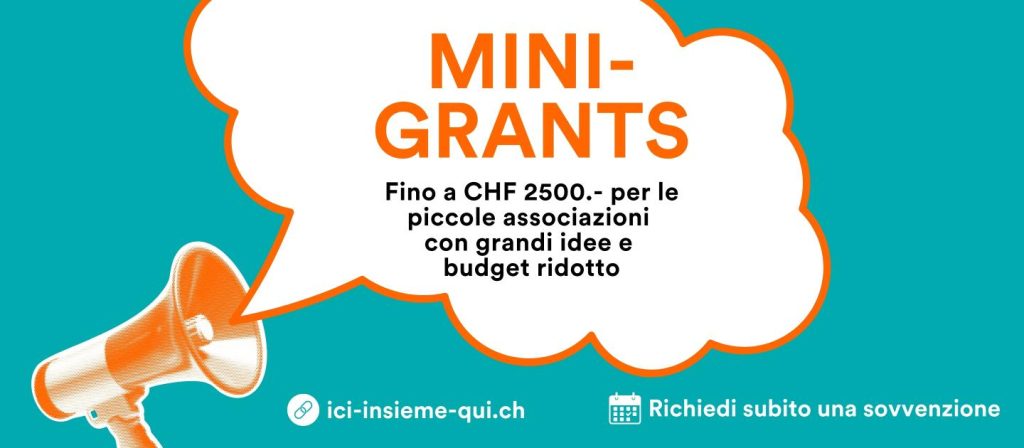 Grazie ai Mini-Grants un sostegno ad associazioni e cooperative