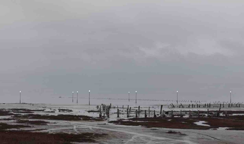 L'installazione ambientale site specific «Il mio cuore è vuoto come uno specchio» – Episodio di Odessa, 2020 (Courtesy Galleria Lia Rumma, Milano/Napoli)