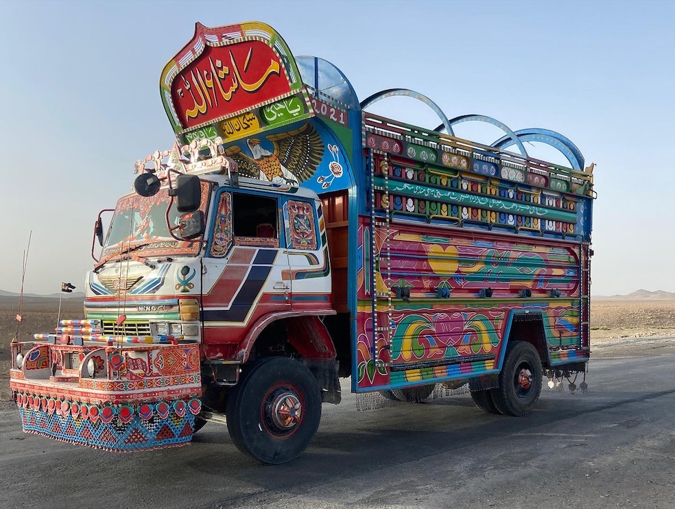 Il più bello tra i camion incontrati lungo il percorso