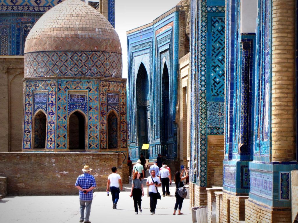 La necropoli di Shah-i-Zinda a Samarcanda