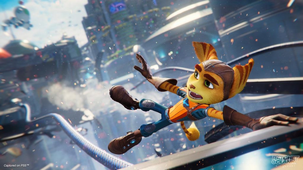 Questa volta Ratchet è alla ricerca di altri membri della propria specie (© 2021 Sony Interactive Entertainment)