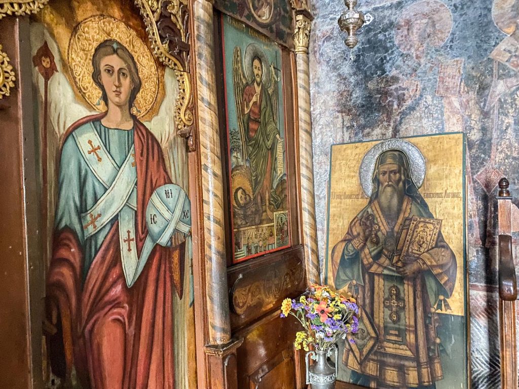 Mistra bassa: interno del Convento di Pantanassa