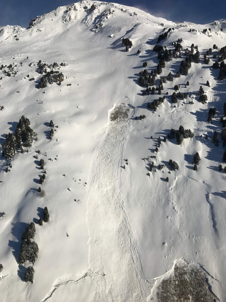 Stacco nel canalone S.13 (Filippo Genucchi)