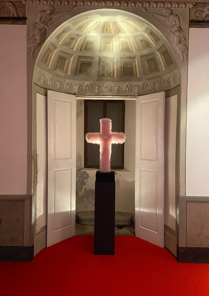 Particolare dell'allestimento della mostra a Casa Ciseri (Foto: Sacha Nacinovic)