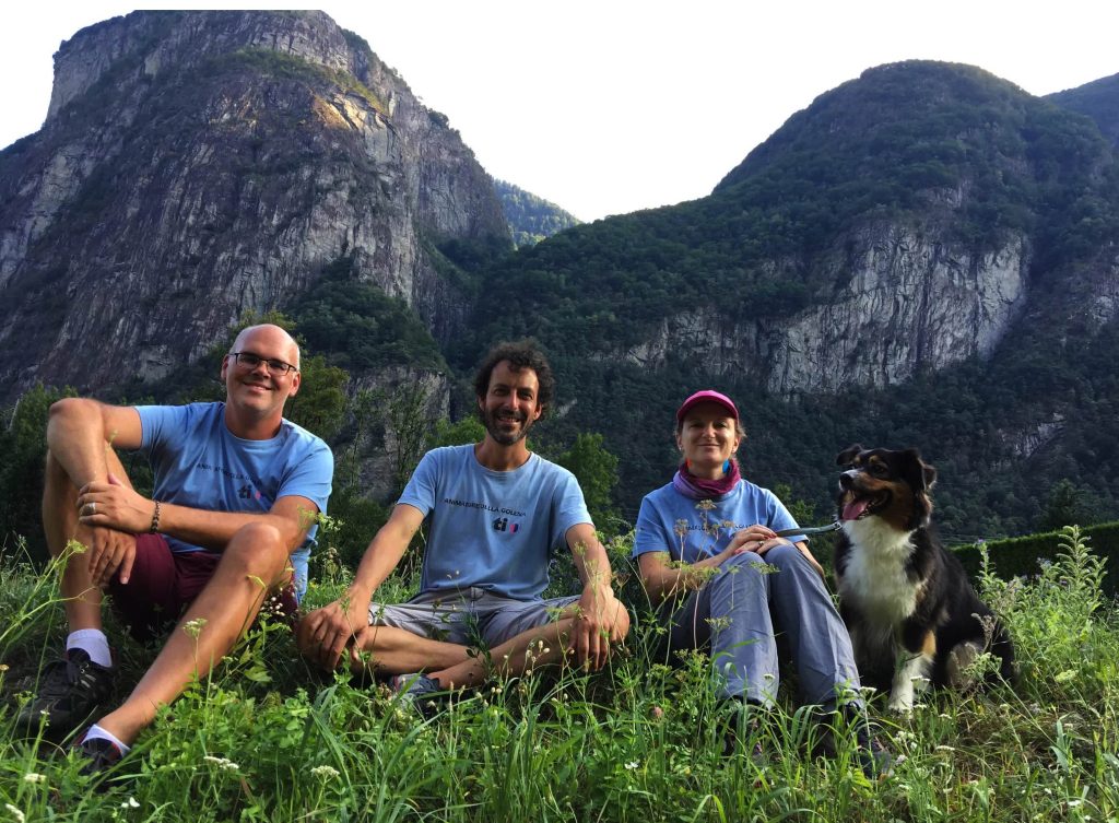 Mark Graf, Francesco Mariotta e Debora Tollardo invitano chi frequenta la golena a un comportamento corretto che non causi danni all’ecosistema