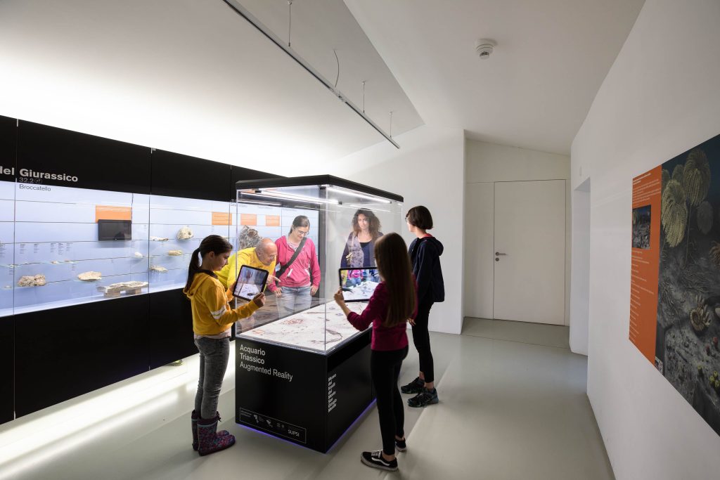 Il museo propone un acquario virtuale grazie alla realtà aumentata.(@ J. Perler / FMSG)