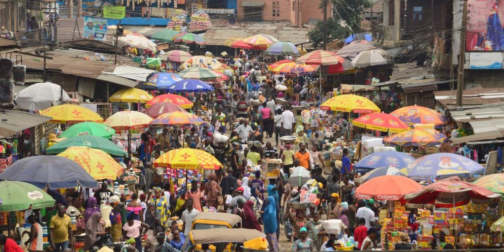 Mushin Market, di Lagos (Omoeko Media)