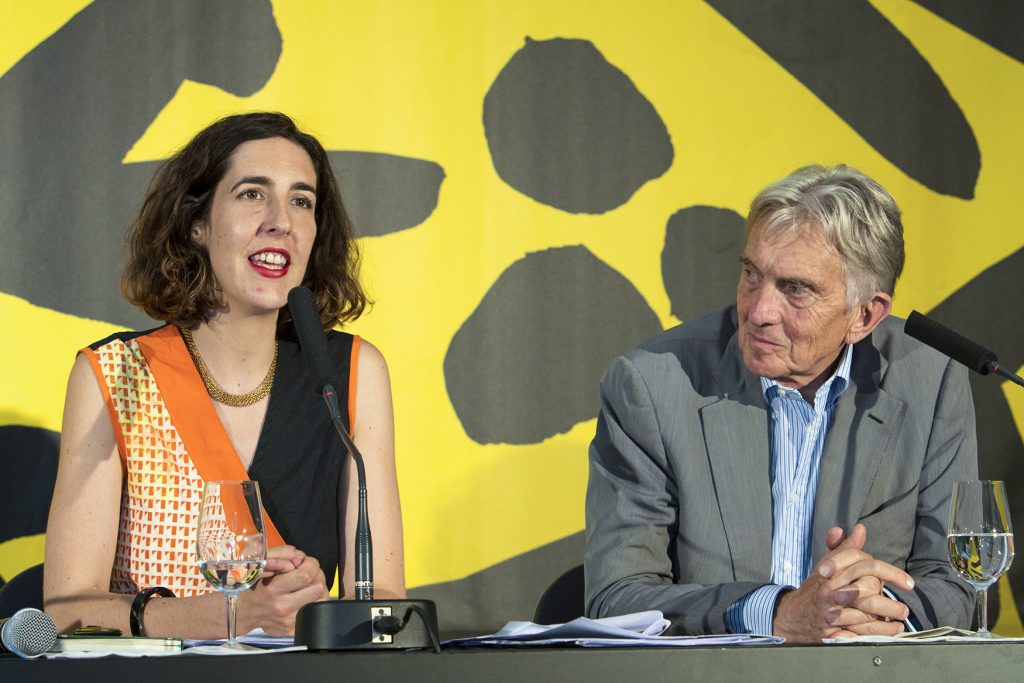 la neo-direttrice Lili Hinstin e il presidente Marco Solari (S. Spinelli)