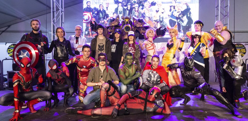 Alcuni partecipanti al Cosplay Contest di Bellinzona (© Matteo Aroldi)