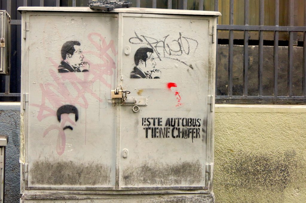 Propaganda chavista, quartiere la Candelaria