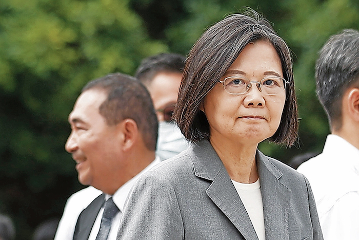 La presidente taieanese Tsai ing-wen