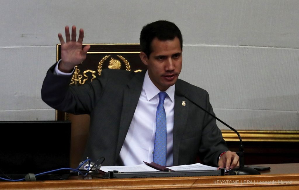 La decisione si sostenere il regime change di Juan Guaidó ha fatto perdere il sonno all'Europa (Keystone)