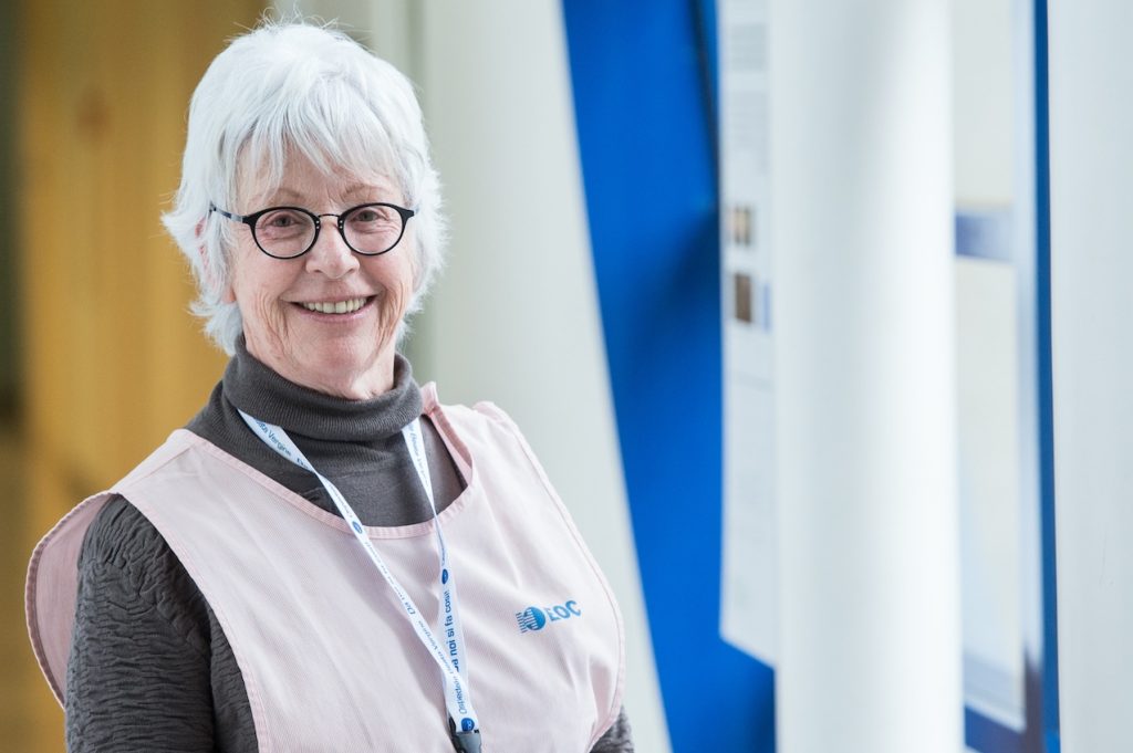 Gabrielle Grounauer, coordinatrice del Gruppo Volontari dell’OBV (Ti-Press)