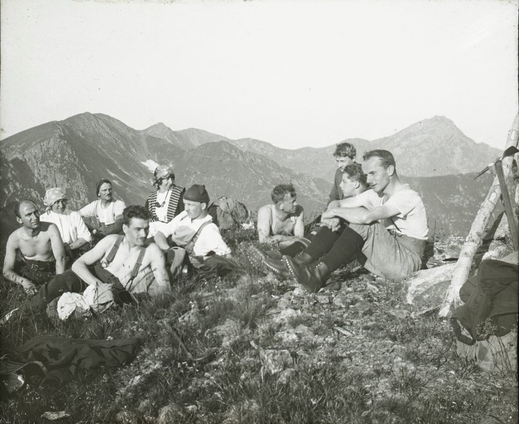 Una foto d’epoca di alcuni soci dell’UTOE, l’unione era stata fondata da un gruppo di dipendenti delle Ferrovie federali nel 1919 (UTOE)