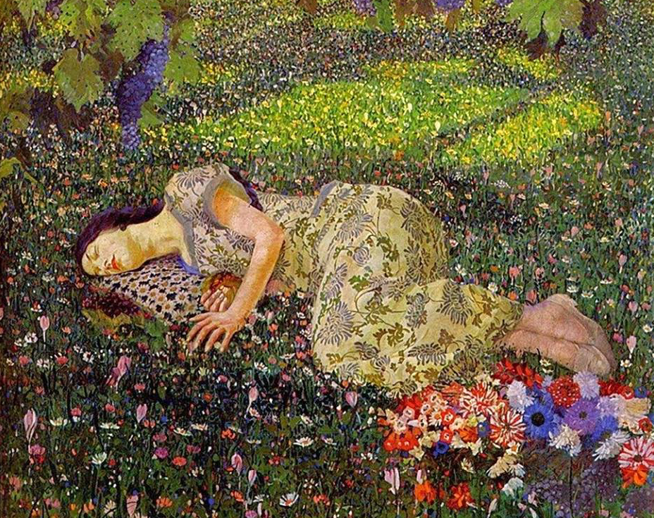 Felice Casorati, Il sogno del melograno, 1912