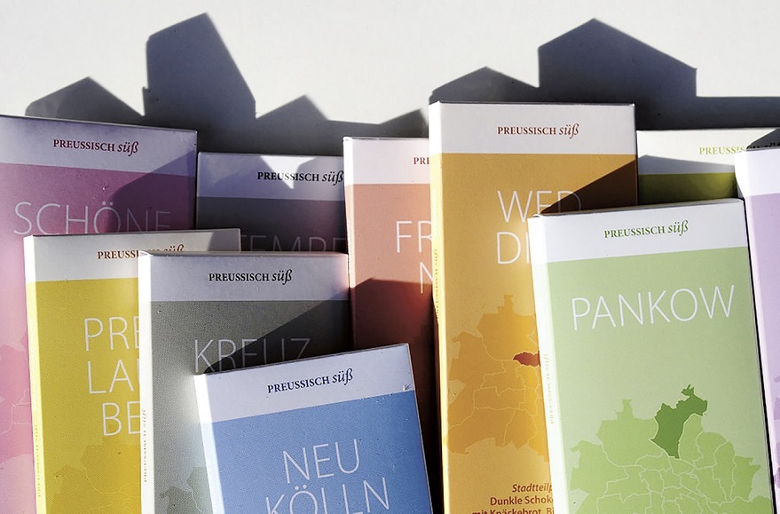 Le tavolette di cioccolata ideate da Tanja Dückers