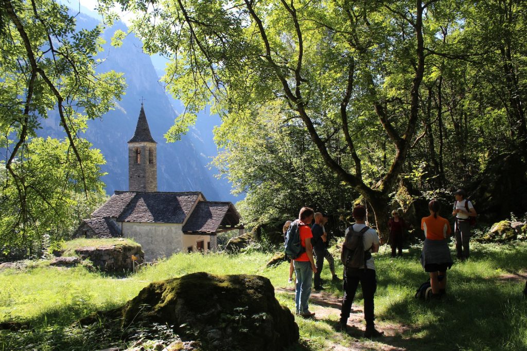 L’Oratorio di Gannariente, in Val Bavona, meta di una visita guidata (Timo Cadlolo)