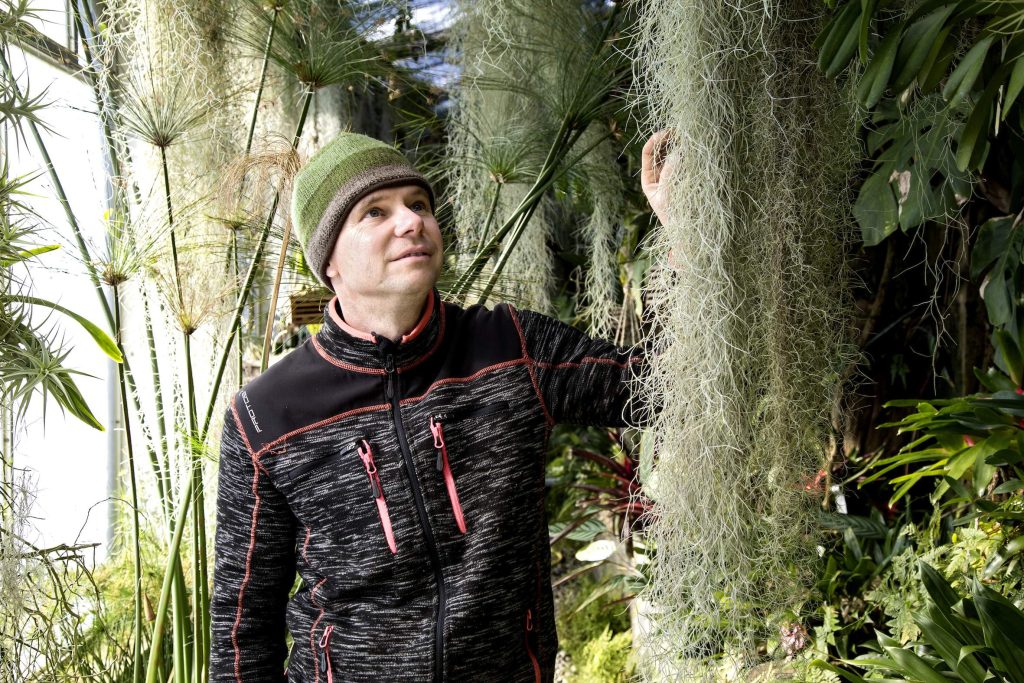 Mattia Boggia, capogiardiniere del Giardino Botanico (Stefano Spinelli)